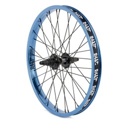 ROUE ARRIERE BMX 20'' RANT PARTY ON V2 RHD BLEU